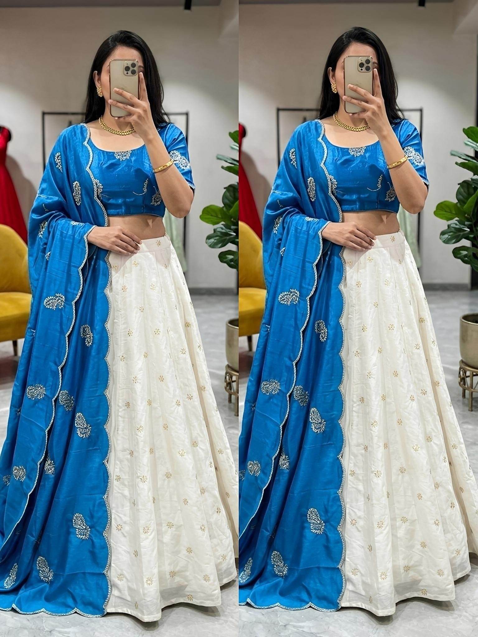 Onam series - Stitched Ready to wear halfsarees