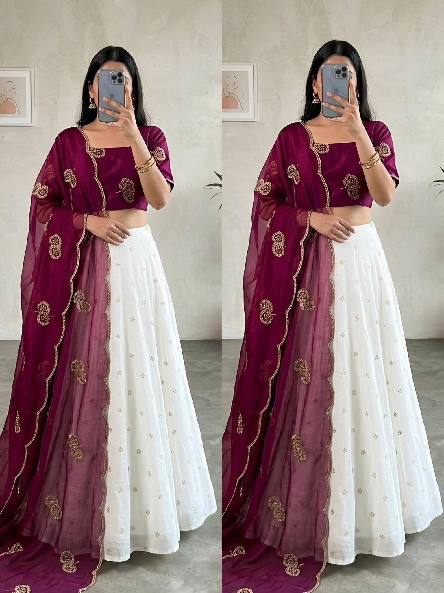 Onam series - Stitched Ready to wear halfsarees