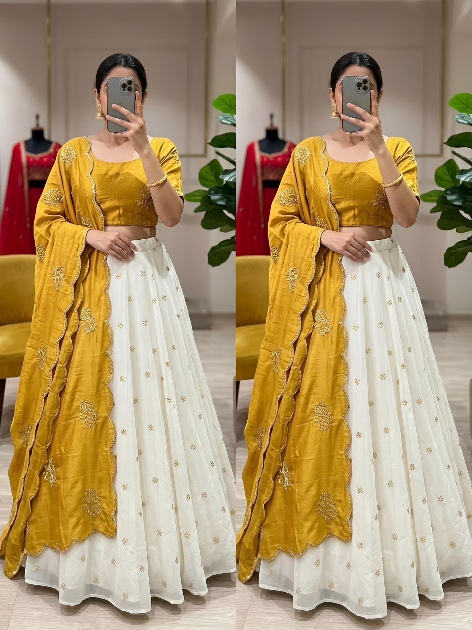 Onam series - Stitched Ready to wear halfsarees