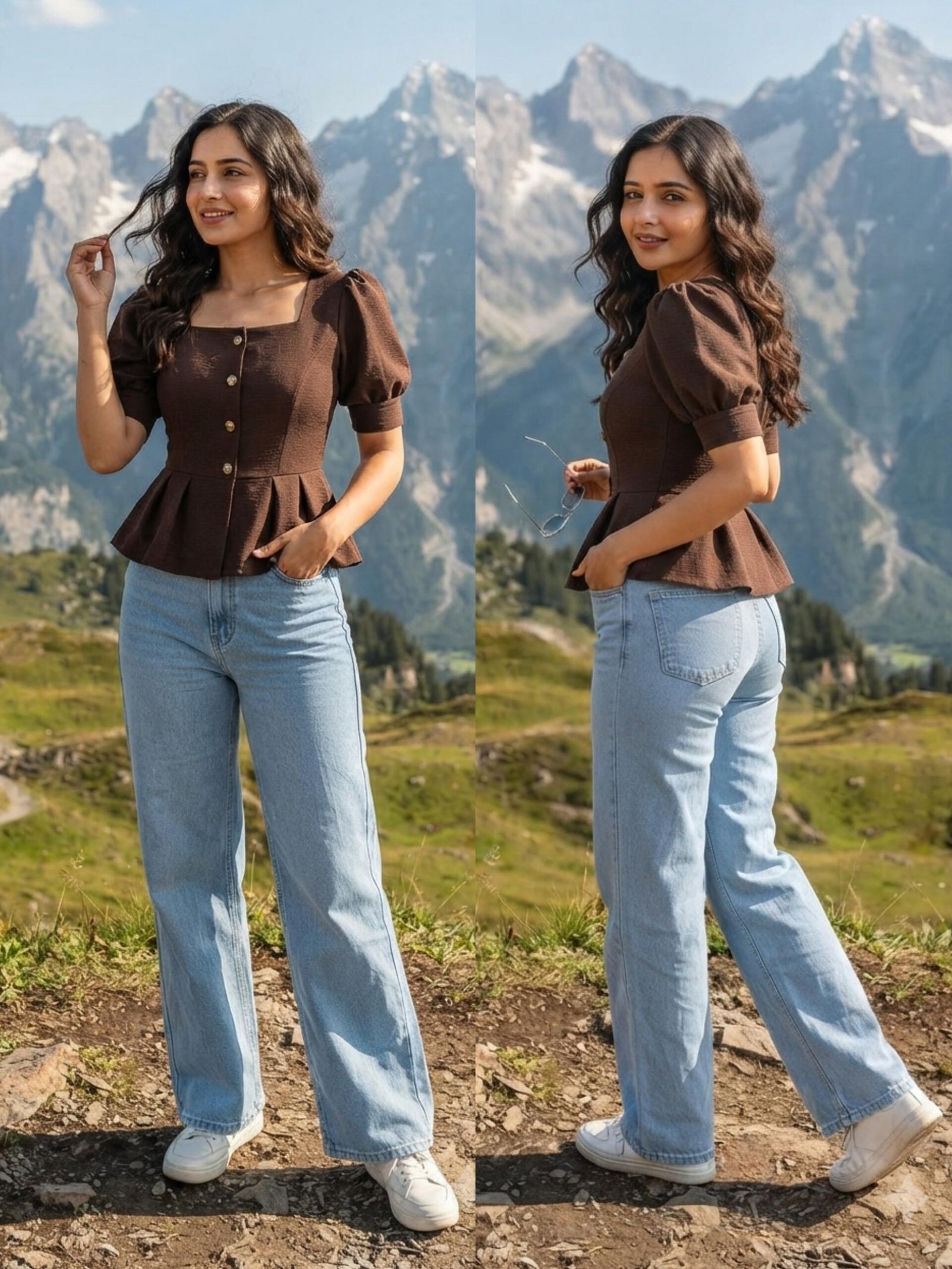 Western Combo - Jean Crop top combo Offer