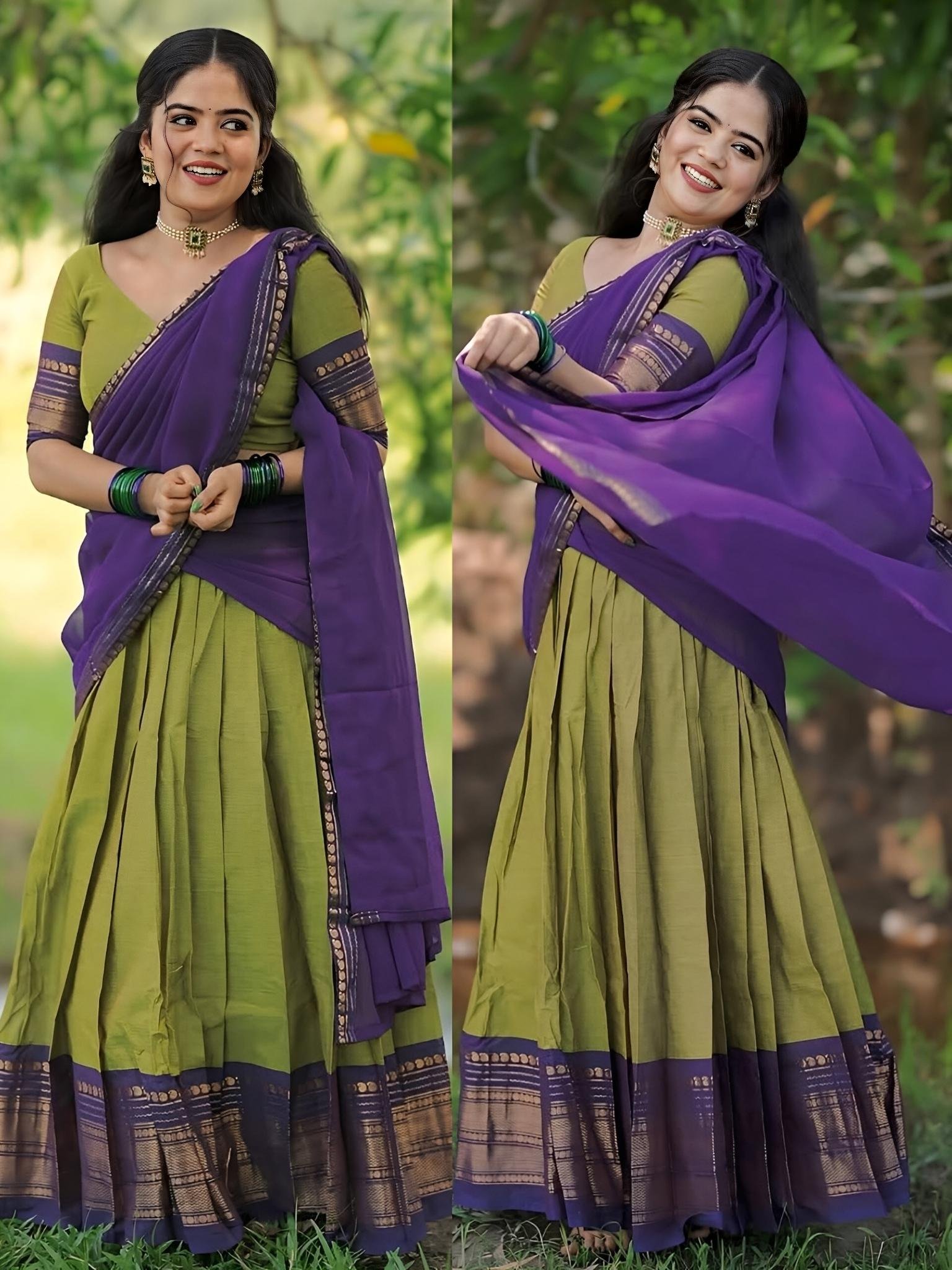 Semi stitched Lehenga - Huge Offer